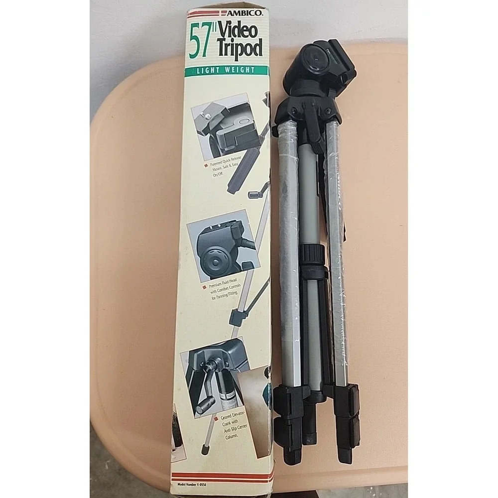 Vintage‎ Ambico V-0554 Tripod Camcorder/8mm Very light 57